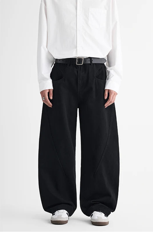 Black Knife Jeans front