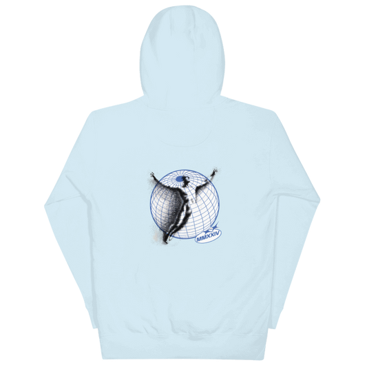 Haruja - Freedom-blue Hoodie-back