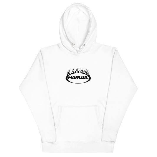 Haruja-Spider-white Hoodie-front