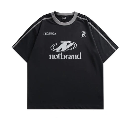 Haruja - Summer Racing Patchwork black Tee