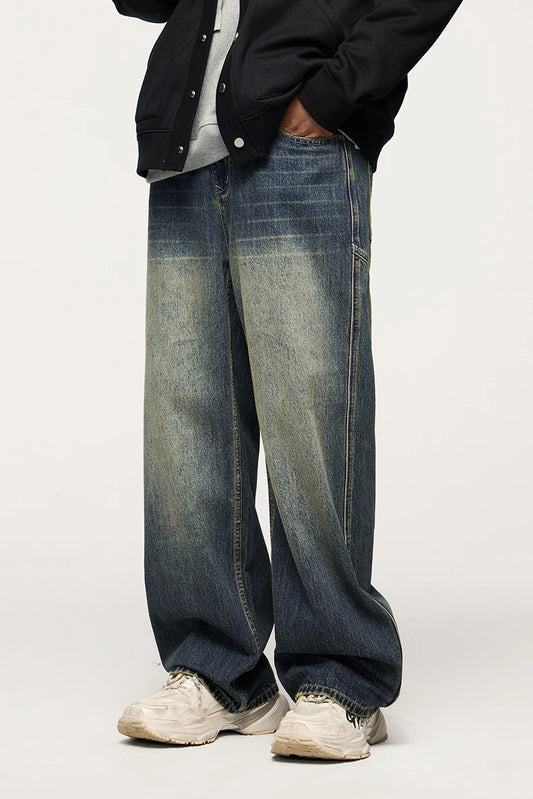 Haruja Retro Washed Jeans washed blue