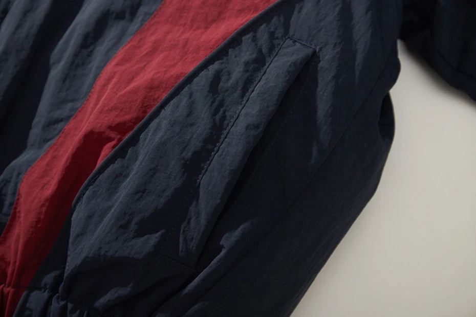 Haruja - Blue Red Vintage Warm Jacket