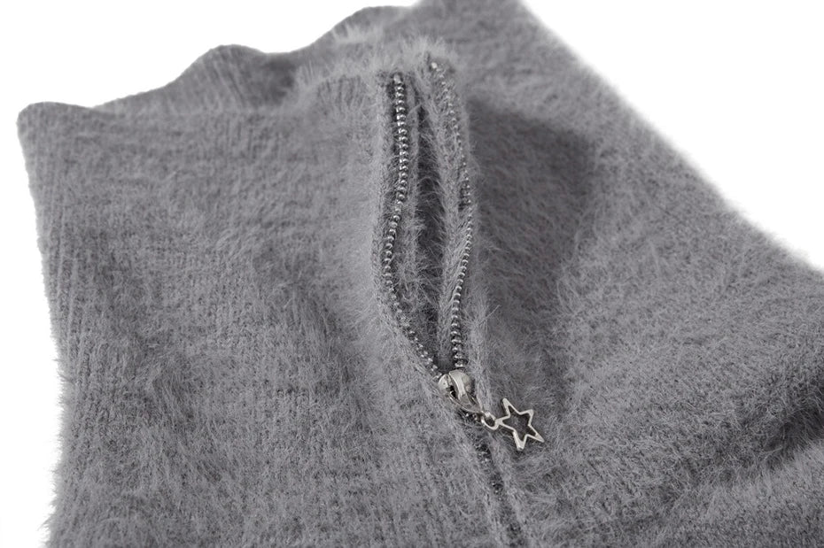 Haruja - Gray Star Vintage Sweater