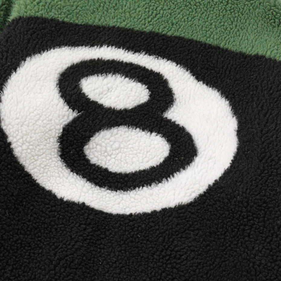 Green Winter 8 Ball Coat