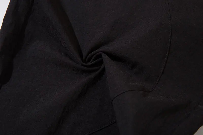 Black Vintage Patchwork Track Pants product image