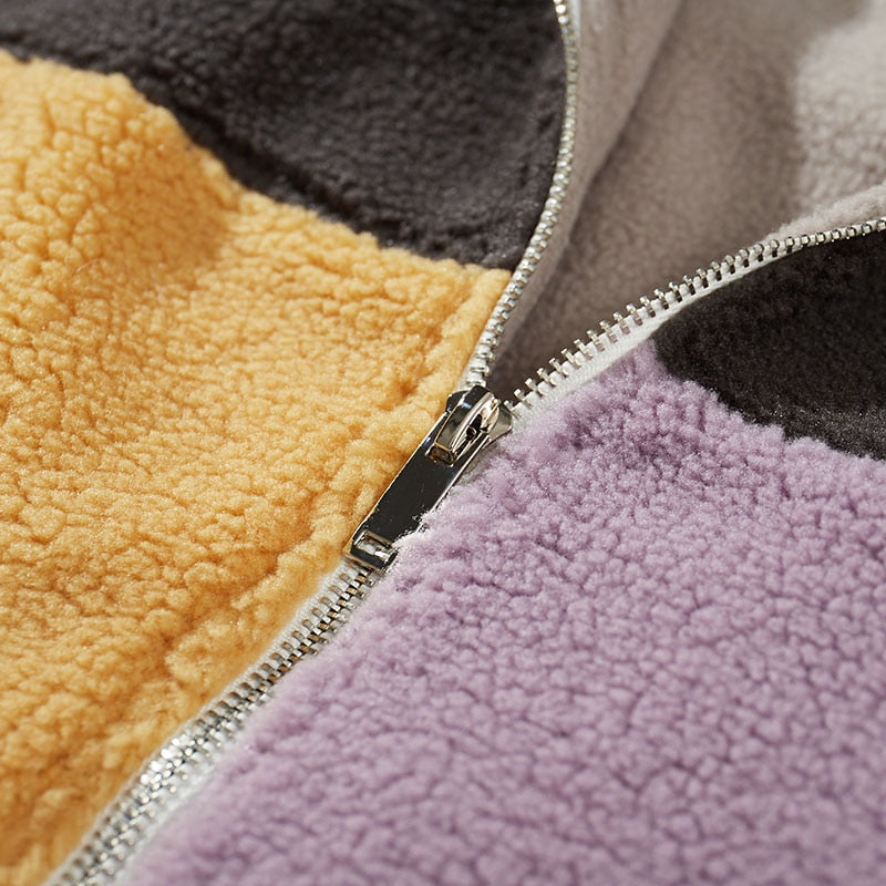 Haruja - Winter Coat Color Block