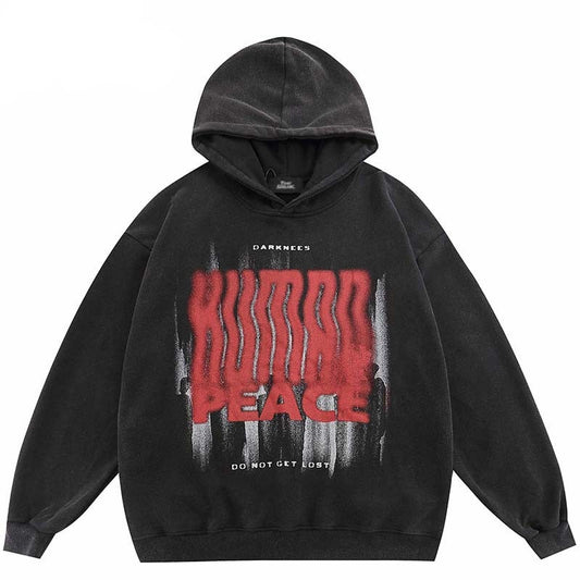 haruja human peace hoodie