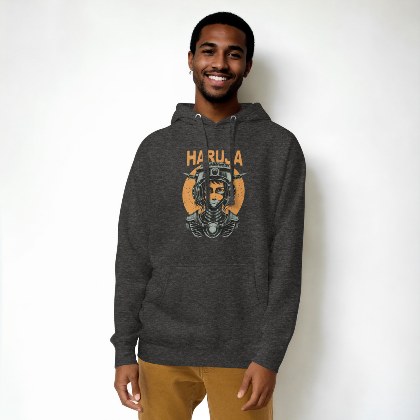 Cyber girl top hoodie