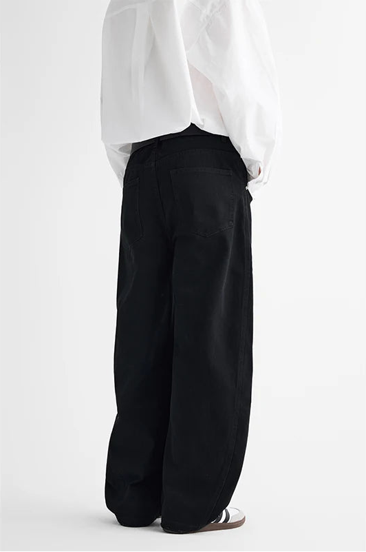 Black Knife Jeans back