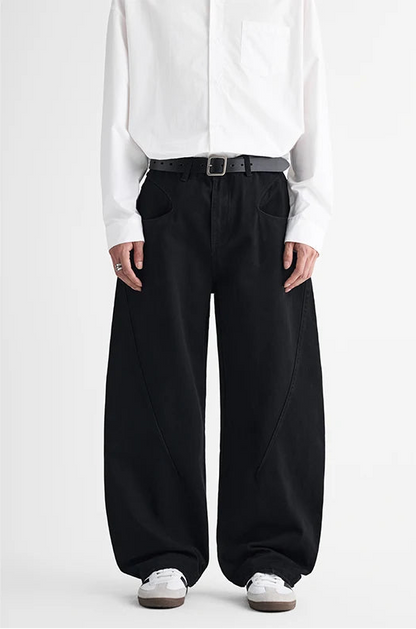 Black Knife Jeans front