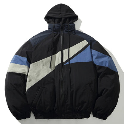 Haruja - Black Winter Patchwork Jacket