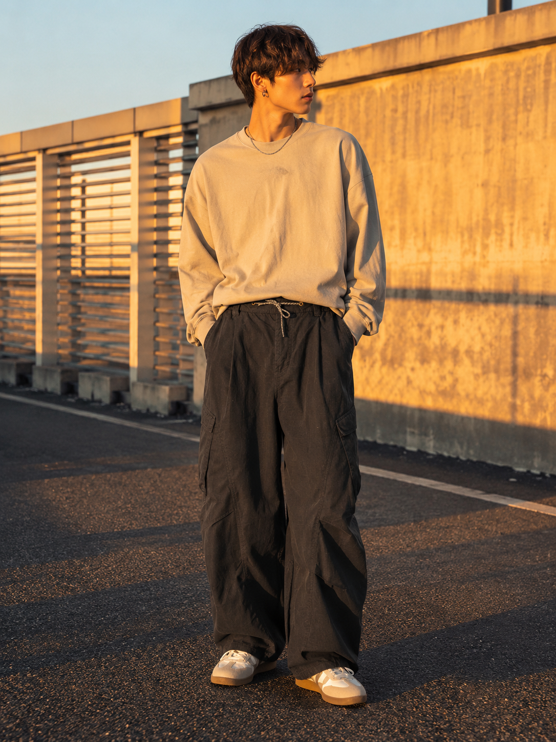 Black Cargo Pants | Relaxed Unisex Streetwear Pants