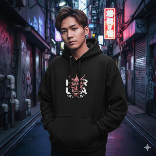 Haruja - Japanese Mask Hoodie