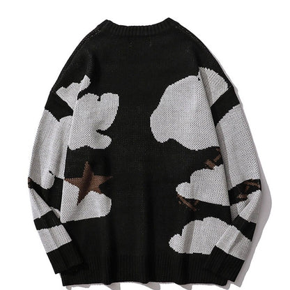 Vintage Cartoon Anime Knitted Sweater