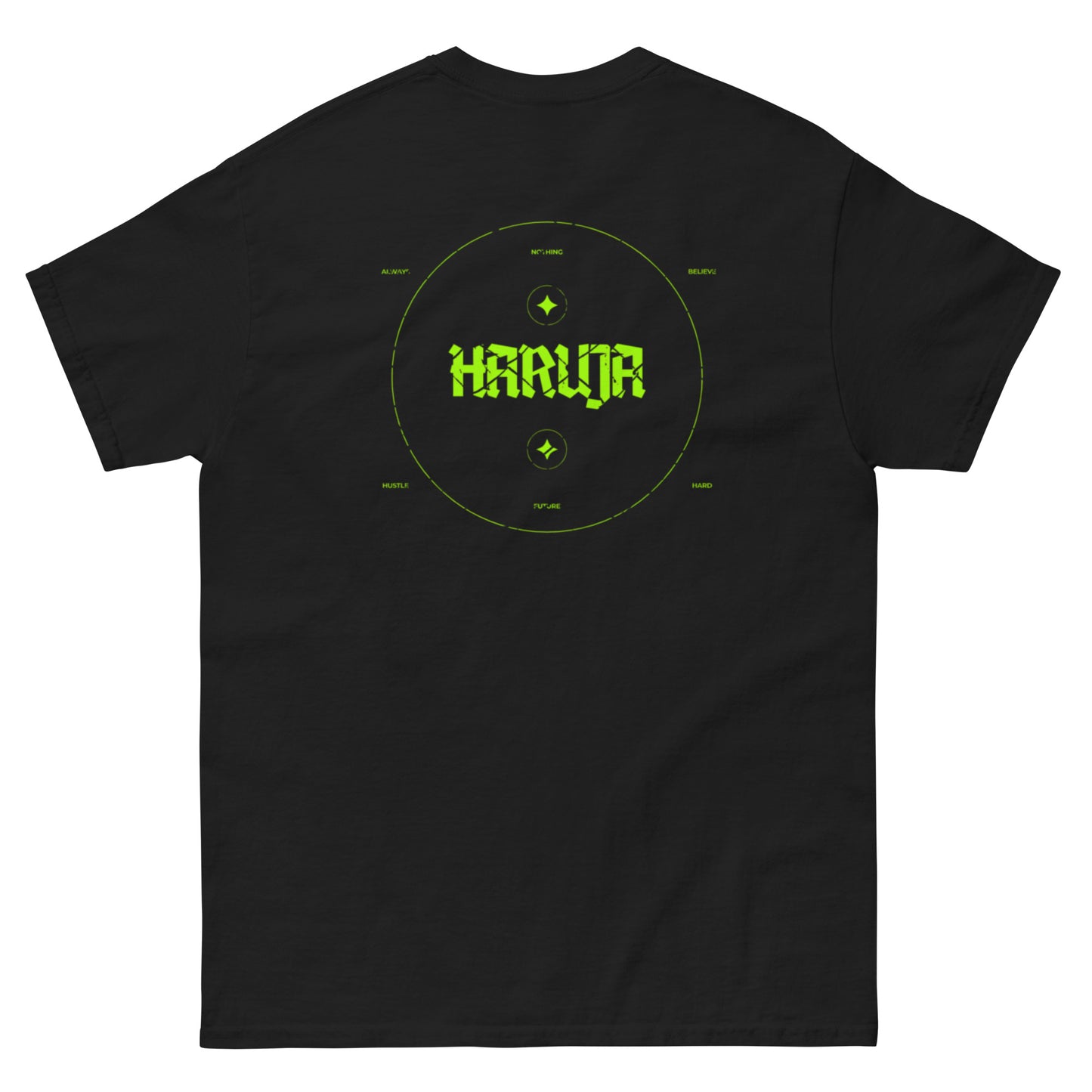 Haruja-Matrice-Tee-back-black