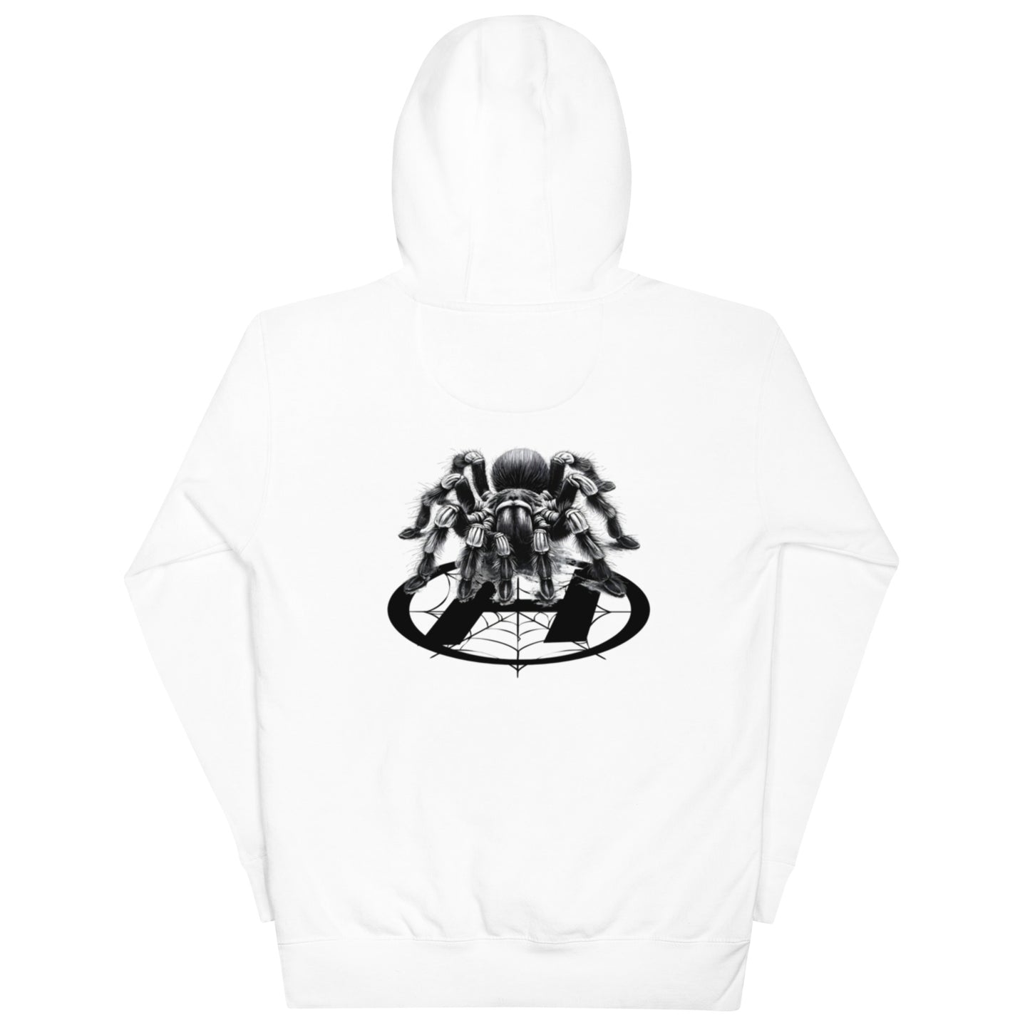 Haruja-Spider-white Hoodie-back