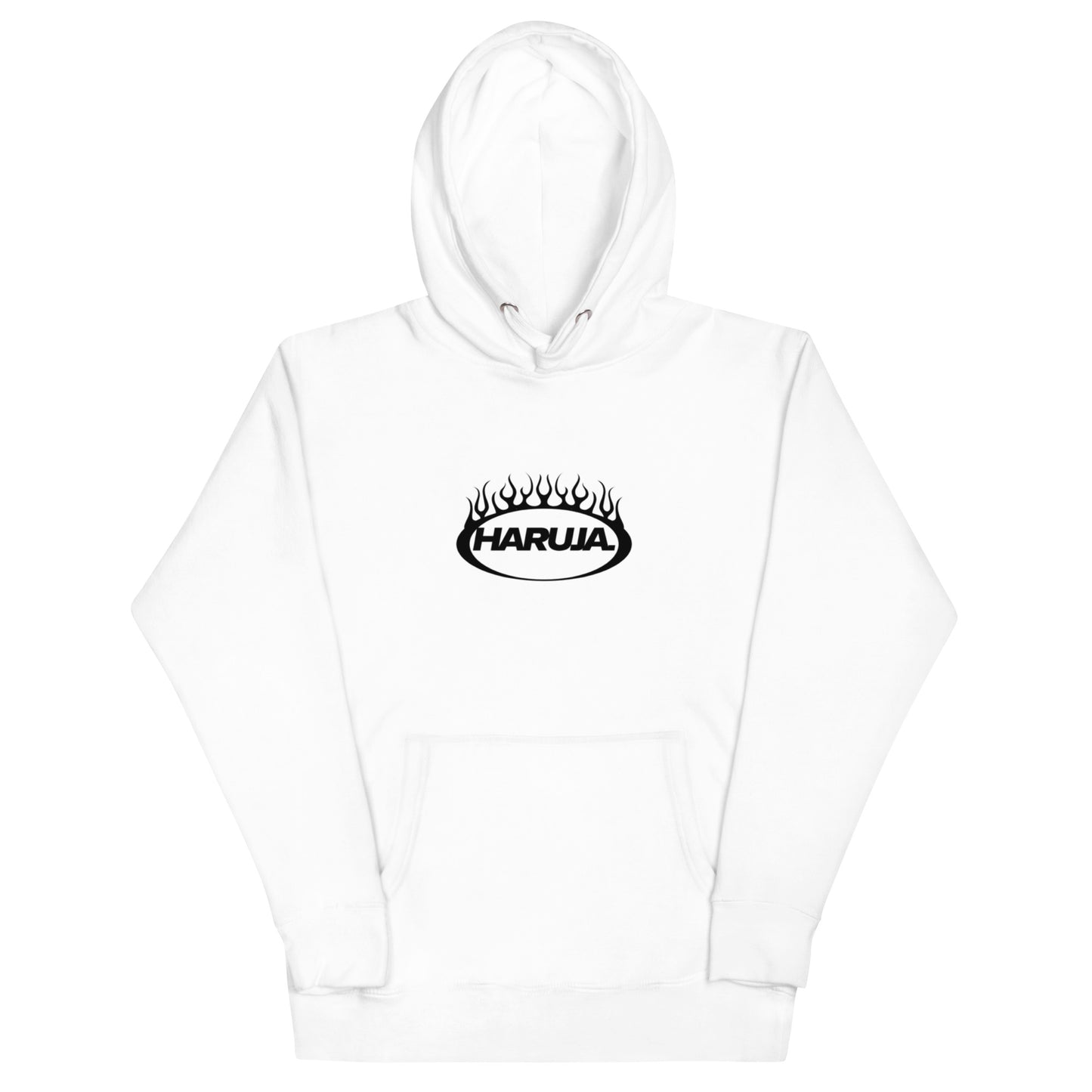 Haruja-Spider-white Hoodie-front