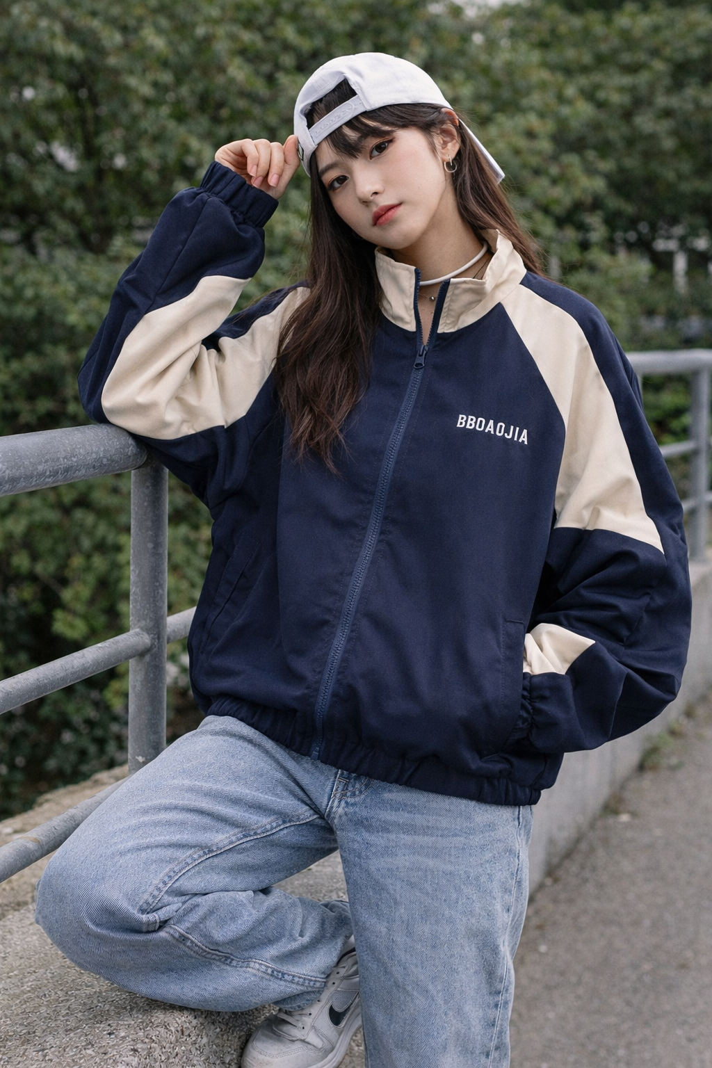 Patchwork Varsity Jacket