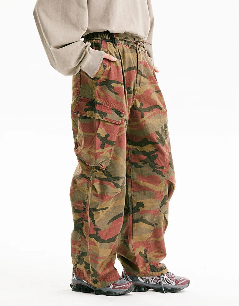 Red Camouflage Cargo Pant 2