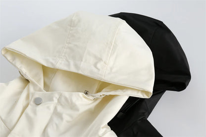 Haruja - Windbreaker Hooded Jacket