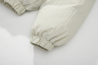 Haruja - Grey White Vintage Warm Jacket