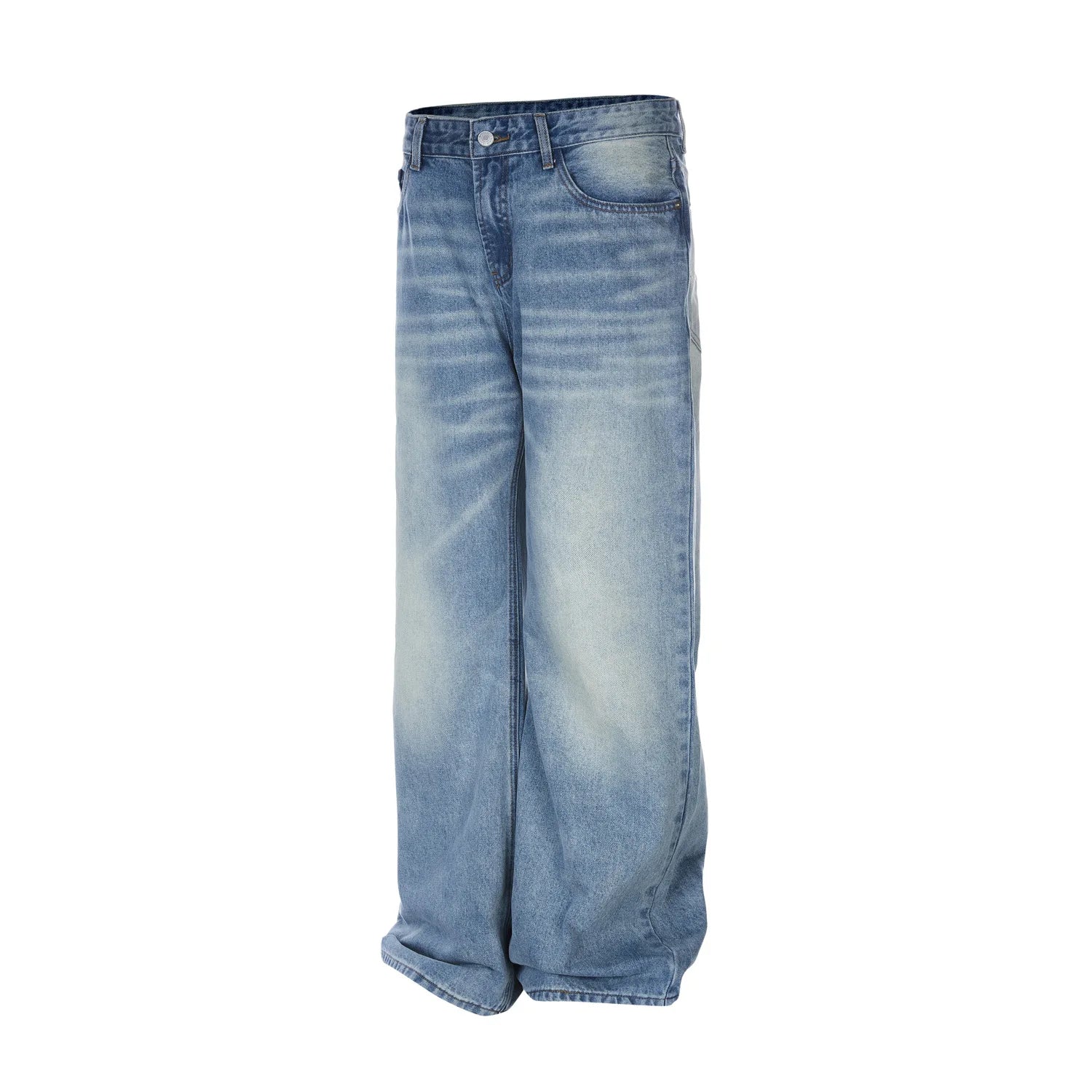 Haruja - Washed Cat Whiskers Jeans - streetwear jeans