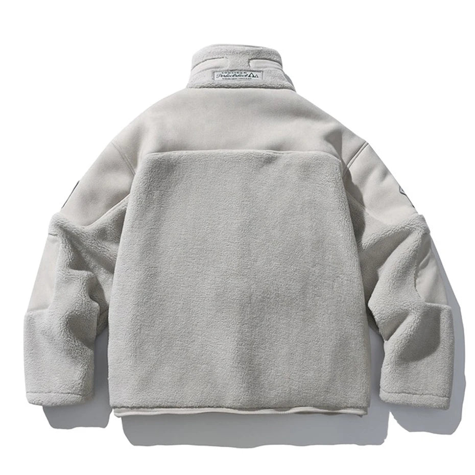 Haruja - Gray Fleece Winter Coat