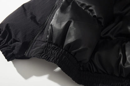 Haruja - Black Winter Patchwork Jacket