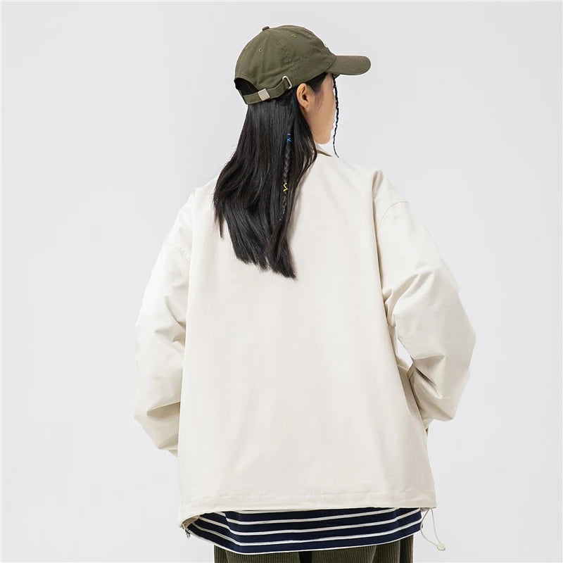 Haruja - Simple Zipper Jacket