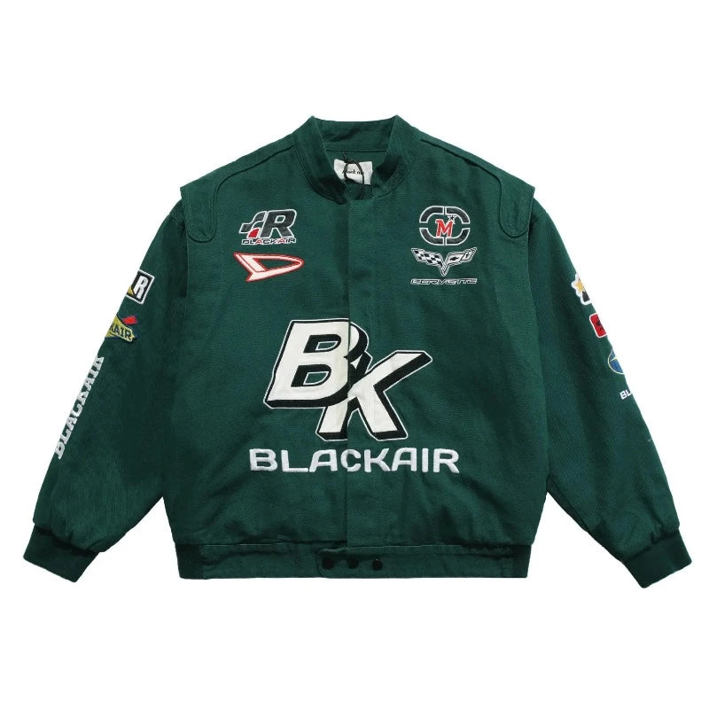 haruja BLACKAIR Racing green Jacket
