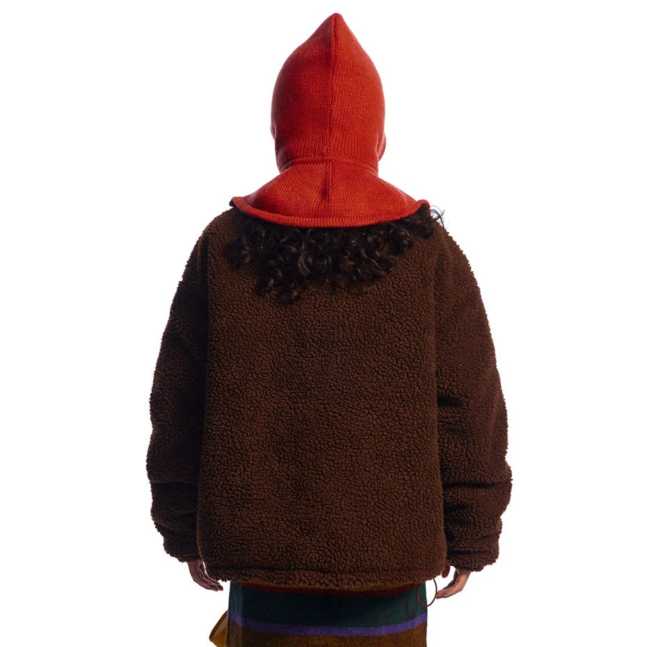 Winter Brown Lambswool Coat