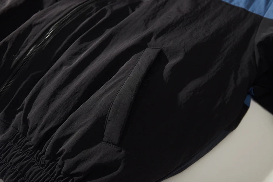 Haruja - Black Winter Patchwork Jacket