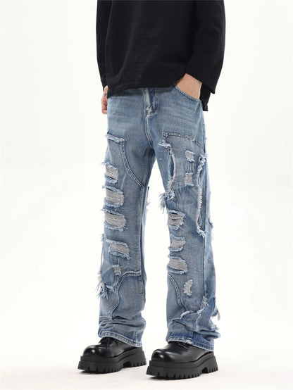 Haruja - Destroyed Jeans  - streetwear jeans