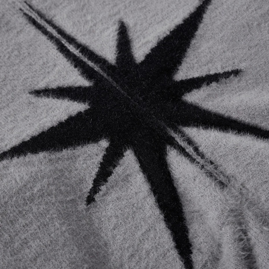 Haruja - Gray Star Vintage Sweater