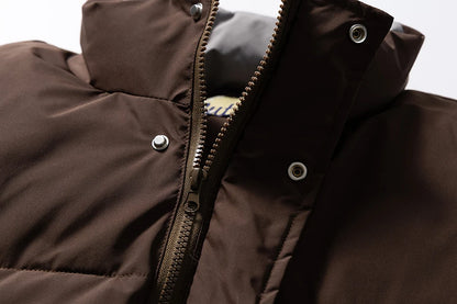 Haruja - Brown Winter Puffer Coat