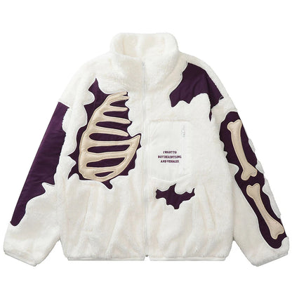 Haruja - White Skeleton Coat
