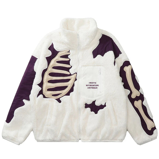 Haruja - White Skeleton Coat