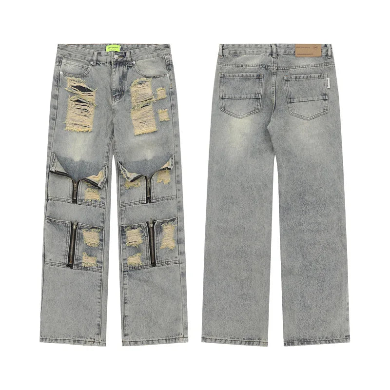 Haruja - Ripped Jeans - streetwear jeans