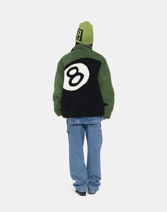 Green Winter 8 Ball Coat