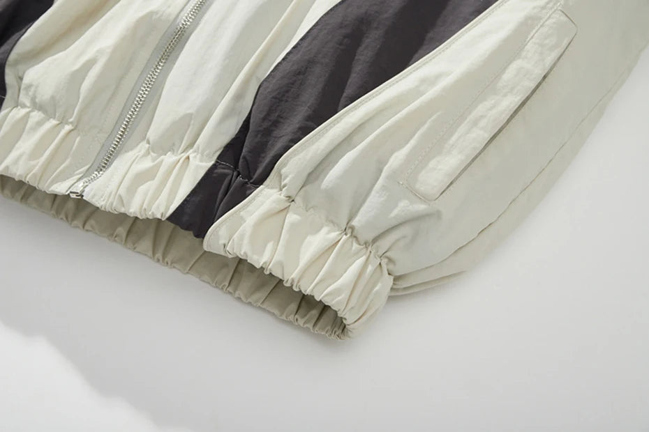 Haruja - Grey White Vintage Warm Jacket