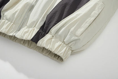 Haruja - Grey White Vintage Warm Jacket