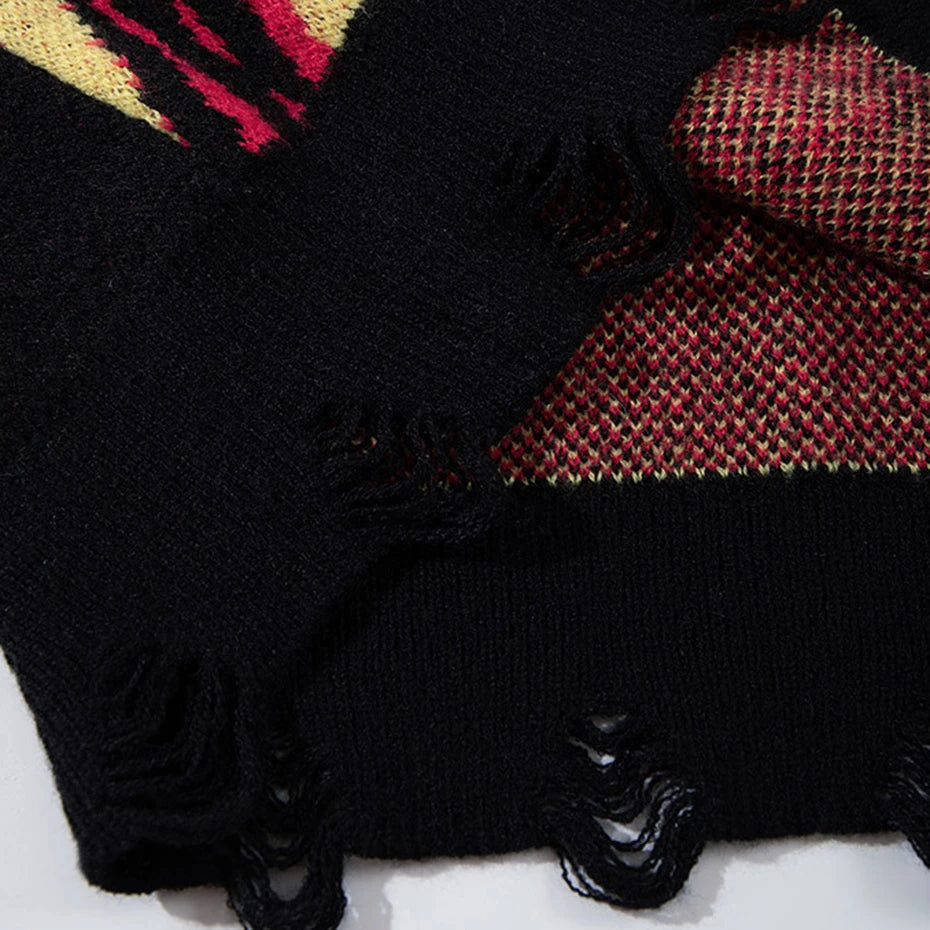 Haruja - Skulls Fire Sweater