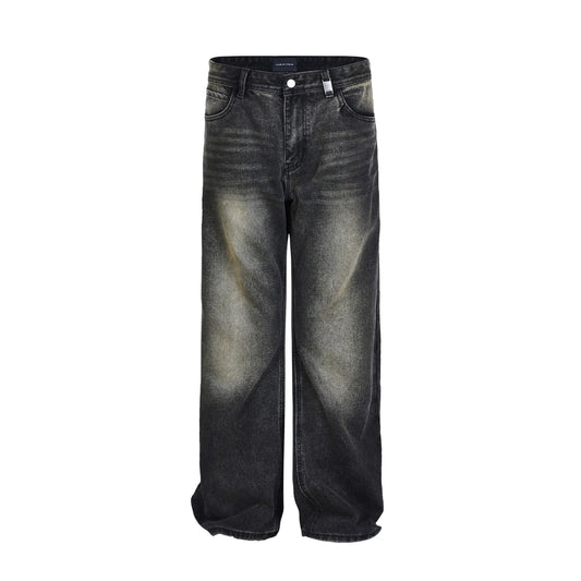 Haruja - Black Washed Jeans - strretwear jeans