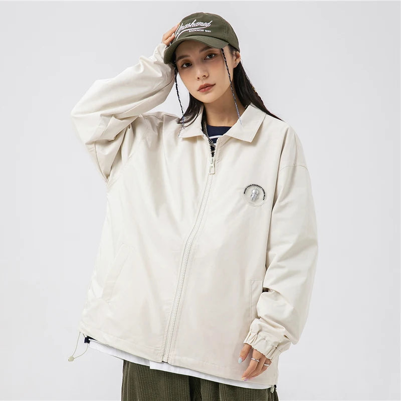 Haruja - Simple Zipper Jacket