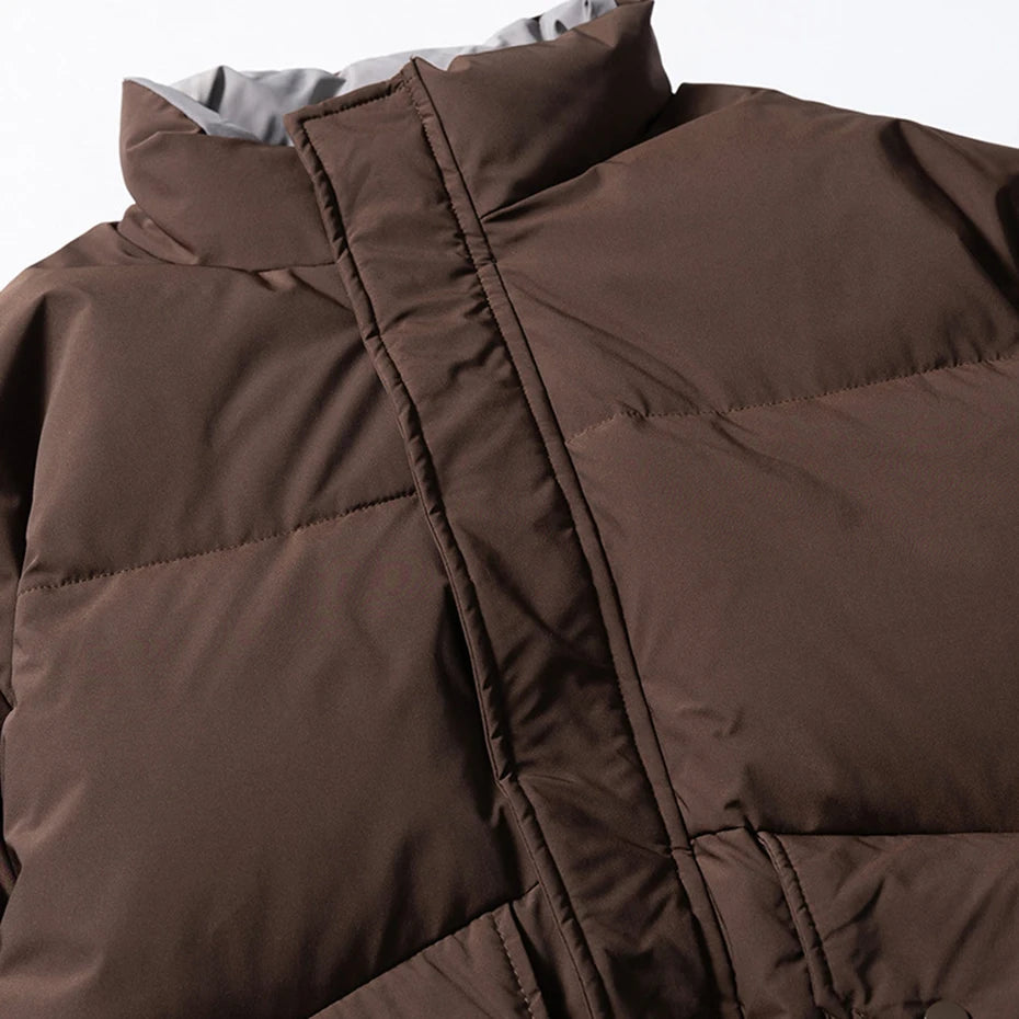 Haruja - Brown Winter Puffer Coat