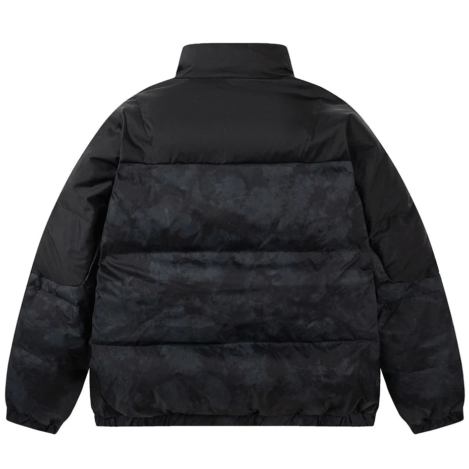 Haruja - Patchwork Oversized Puffer Coat