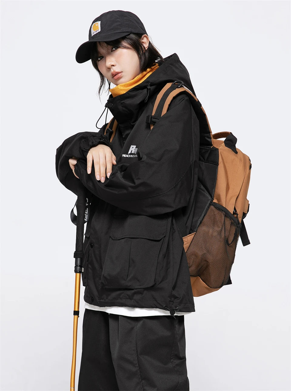 Haruja - Windbreaker Hooded Jacket