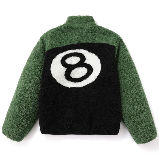 Green Winter 8 Ball Coat