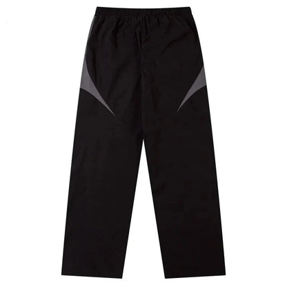 Haruja - Vintage Patchwork Black Sport Pant