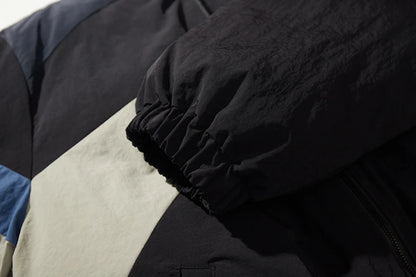 Haruja - Black Winter Patchwork Jacket